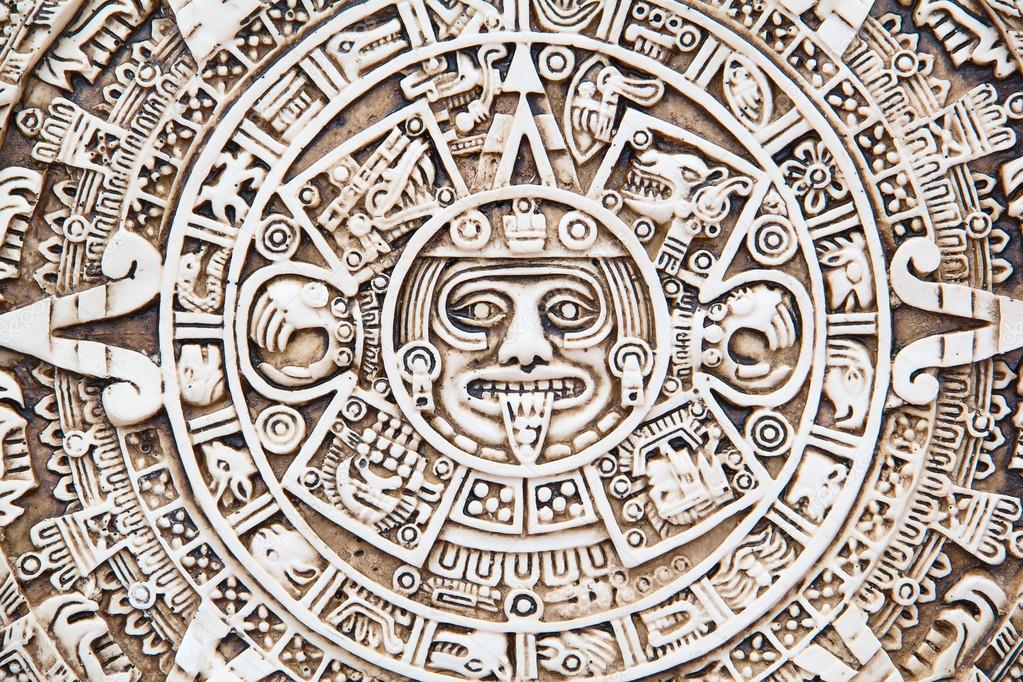 Fragment of the Mayan symbolic sun