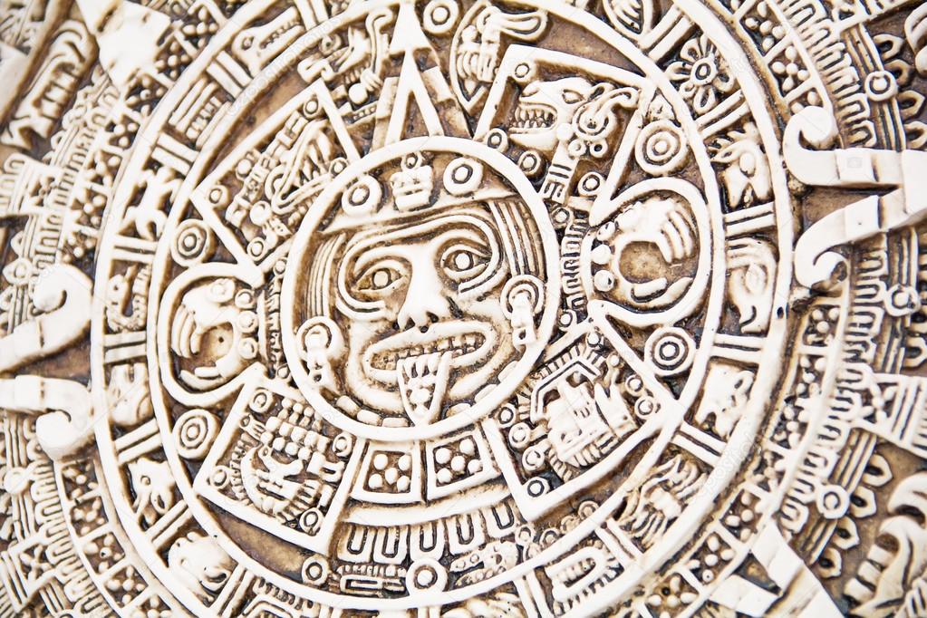 Fragment of the Mayan symbolic sun