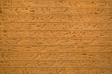 Mısır hiyeroglif duvar