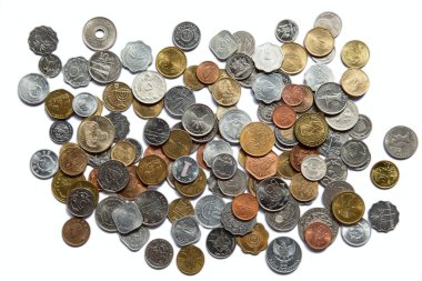 Asya ve Avrupa madeni paralar