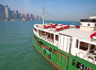 Ferry Solar star in Hong Kong