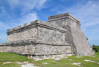 Tulum yakınındaki Maya kale