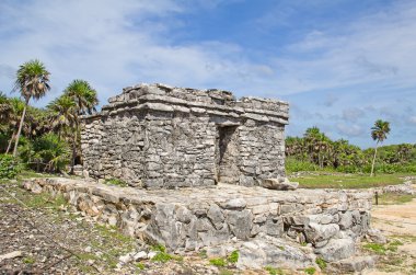 Tulum yakınındaki Maya kale