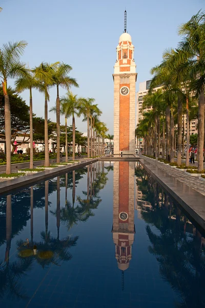 Old tower clock in Hong Kong — Stock Photo, Image