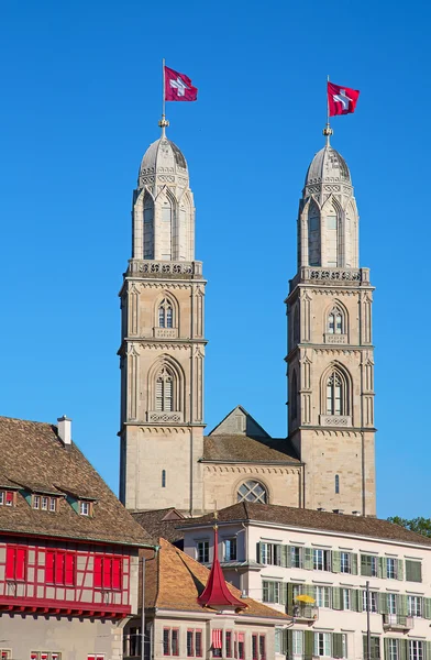 Schweiziska Nationaldagen i Zürich — Stockfoto