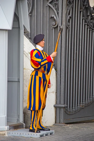 Guardia Suiza en el Vaticano — Foto de Stock