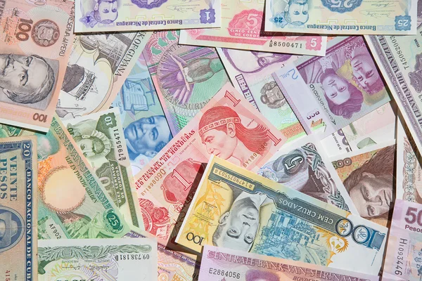 South American banknotes — Stock Photo, Image