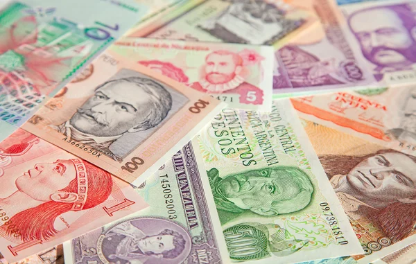 Sydamerikanska sedlar — Stockfoto