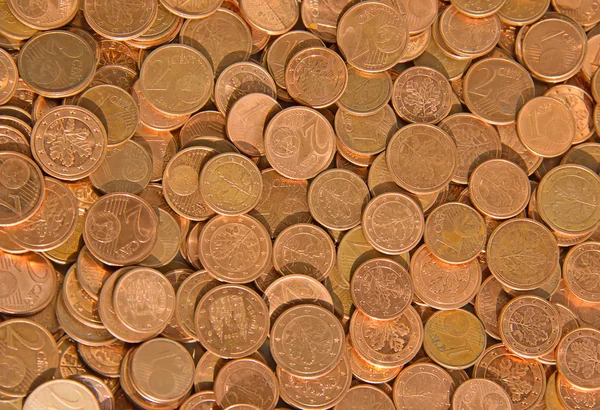 Цент монети євро — стокове фото