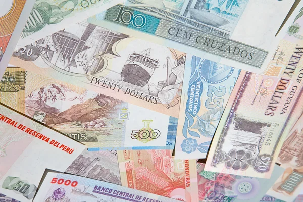 Zuid-Amerikaanse bankbiljetten — Stockfoto
