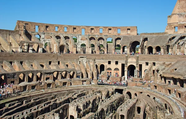 Ruins of colloseum in Rome Royalty Free Stock Photos
