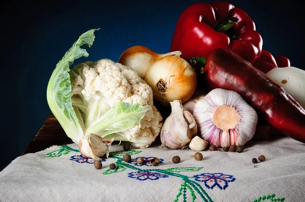 Still Life Fresh Vegetables — Stock Photo, Image