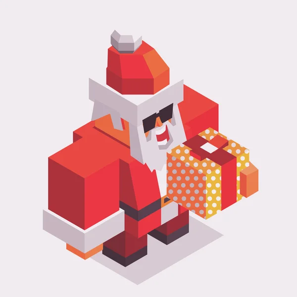 Boże Narodzenie razem z Santa — Wektor stockowy