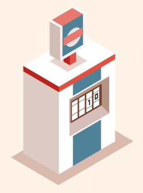 Benzin istasyonu makine 