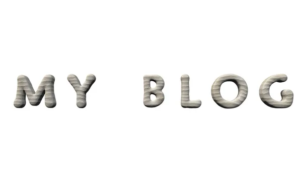 Blogg-logotypen — Stockfoto