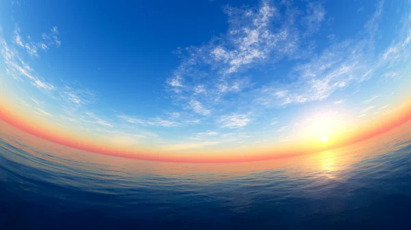 海の夕日 — ストック写真