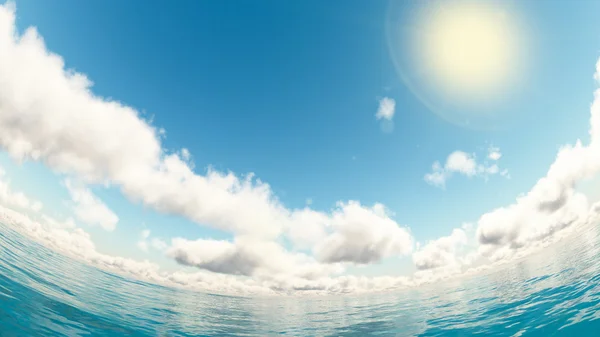 雲と海 — ストック写真