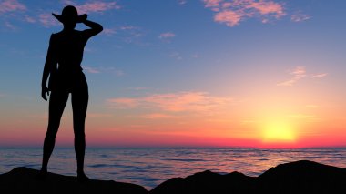 Traveller's kadın siluet