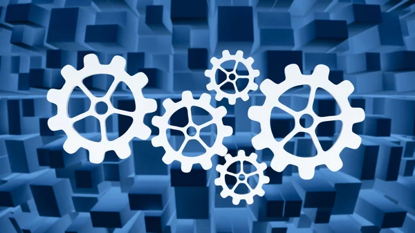 Mechanical, engineering and technology Background — Stock Vector