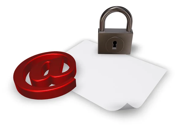 Internet security - 3d rendering — Stock Photo, Image