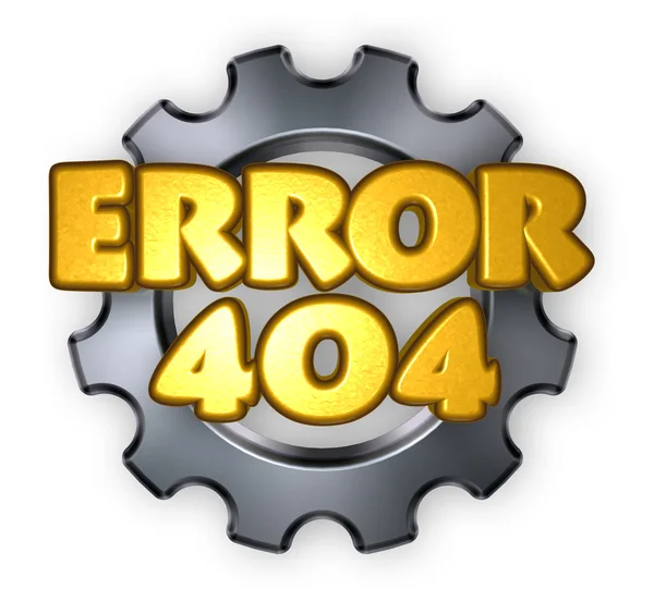 Erro 404 — Fotografia de Stock