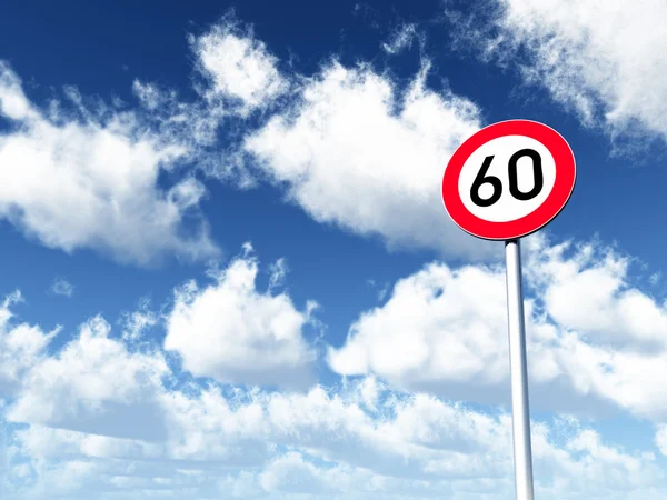 Speed limit sign — Stock Photo, Image