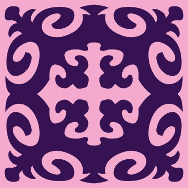 Etnik kalıplar. Göçebe gelenekleri, Kazak bozkırları, Asyalı Moğol Kafkasları. Çatı katı, el işi dokusu