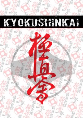 Geleneksel Japon dövüş sanatları tam temas KYOKUSHINKAI karate.