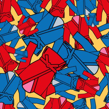 Boksörlerin spor malzemelerindeki baskı için orijinal doku dövüş sanatları. Vektör, EPS