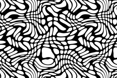 Siyah ve Beyaz Tuhaf Şekiller