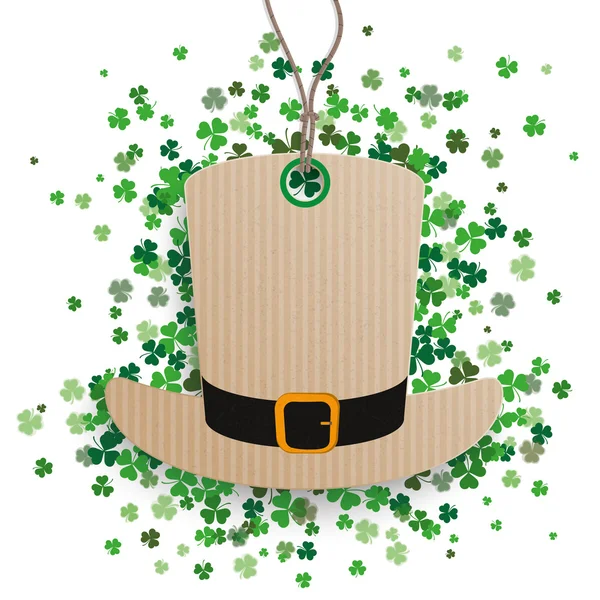 St Patricks Day Hat — Stock Vector
