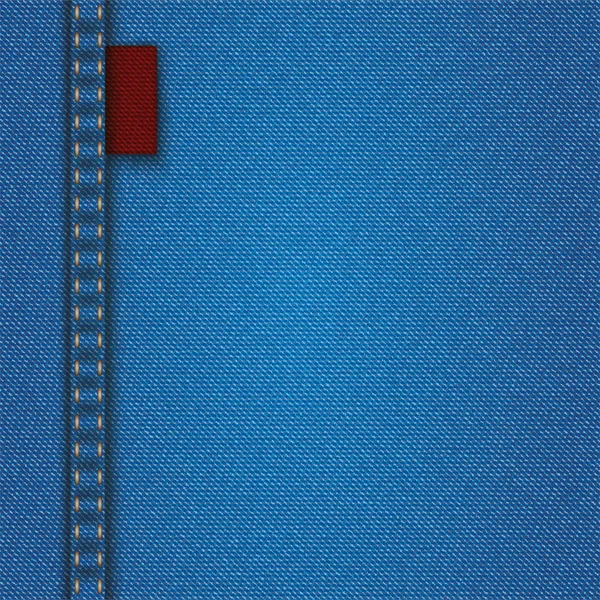 Tissu jeans bleu — Image vectorielle