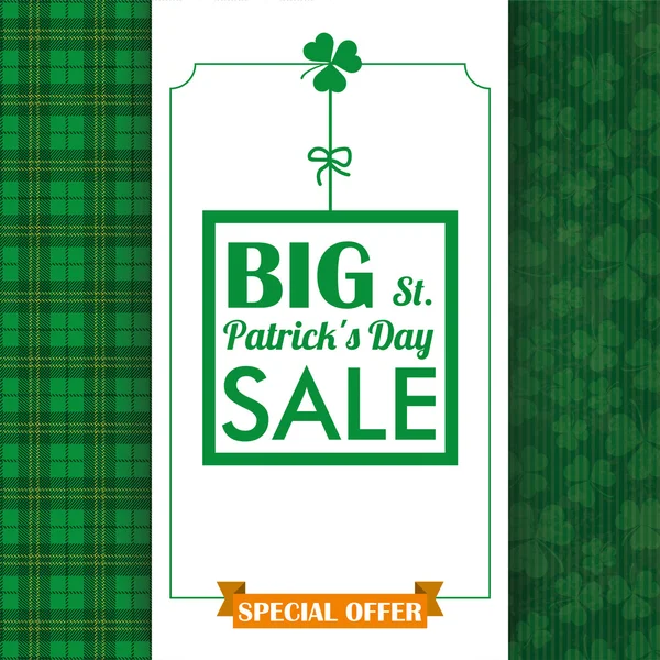 St Patricks Day Sale — Stock Vector