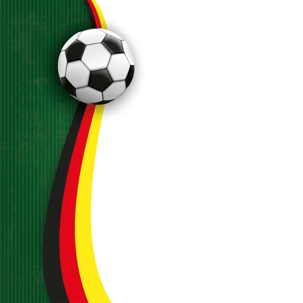 Football Oblong Cover Germania — Vettoriale Stock