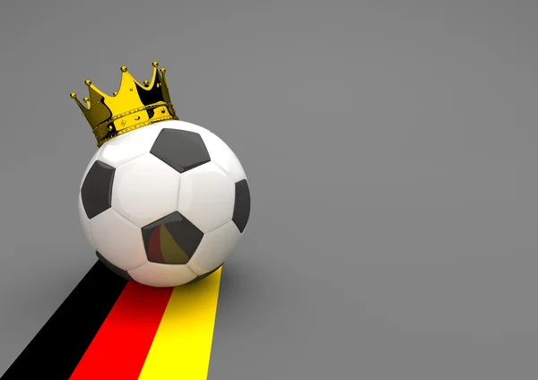 Futebol Crown Alemanha — Fotografia de Stock