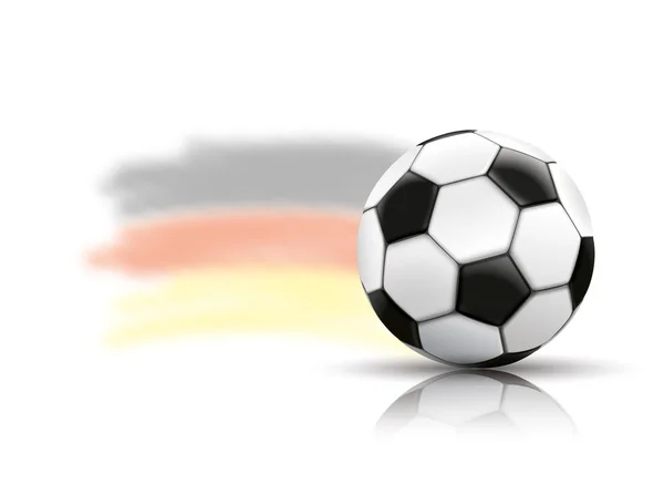 Football Mirror Germany Background — Stock Vector