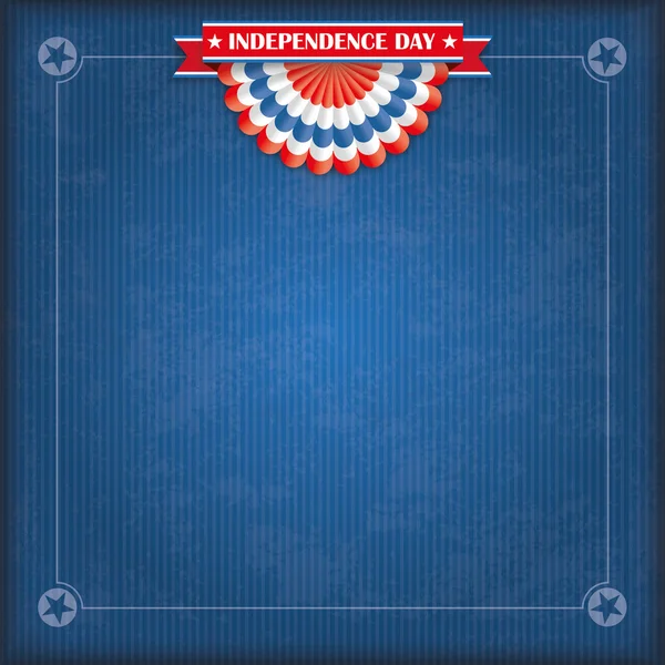 ヴィンテージ Usa 国旗ホオジロ独立記念日 — ストックベクタ