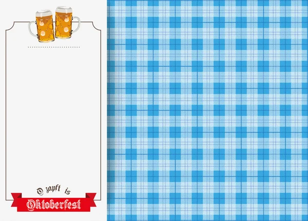 Tema Oktoberfest Emblema — Vector de stock