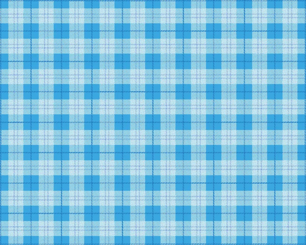 Couverture de pique-nique à carreaux bleu — Image vectorielle