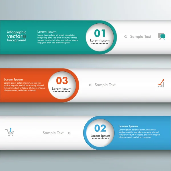 Lignes Infographie Design — Image vectorielle