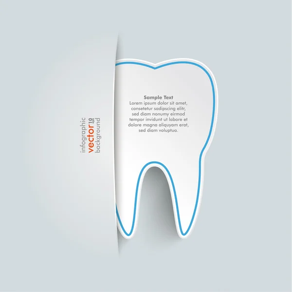 Великі перетворення зуба — стоковий вектор