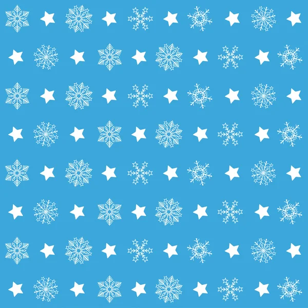 Blue christmas patroon — Stockvector