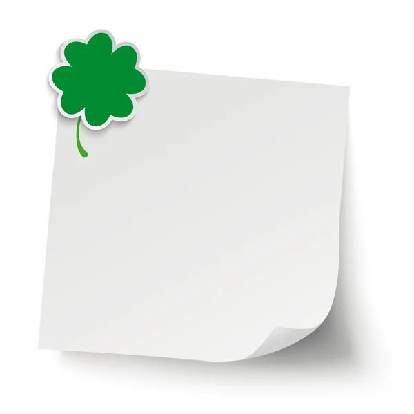 Sticker Gris Cloverleaf — Image vectorielle