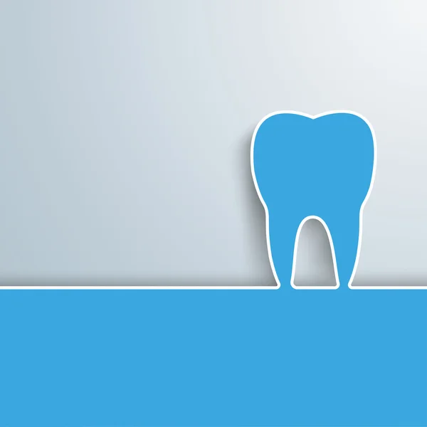 Зубной синий — стоковый вектор