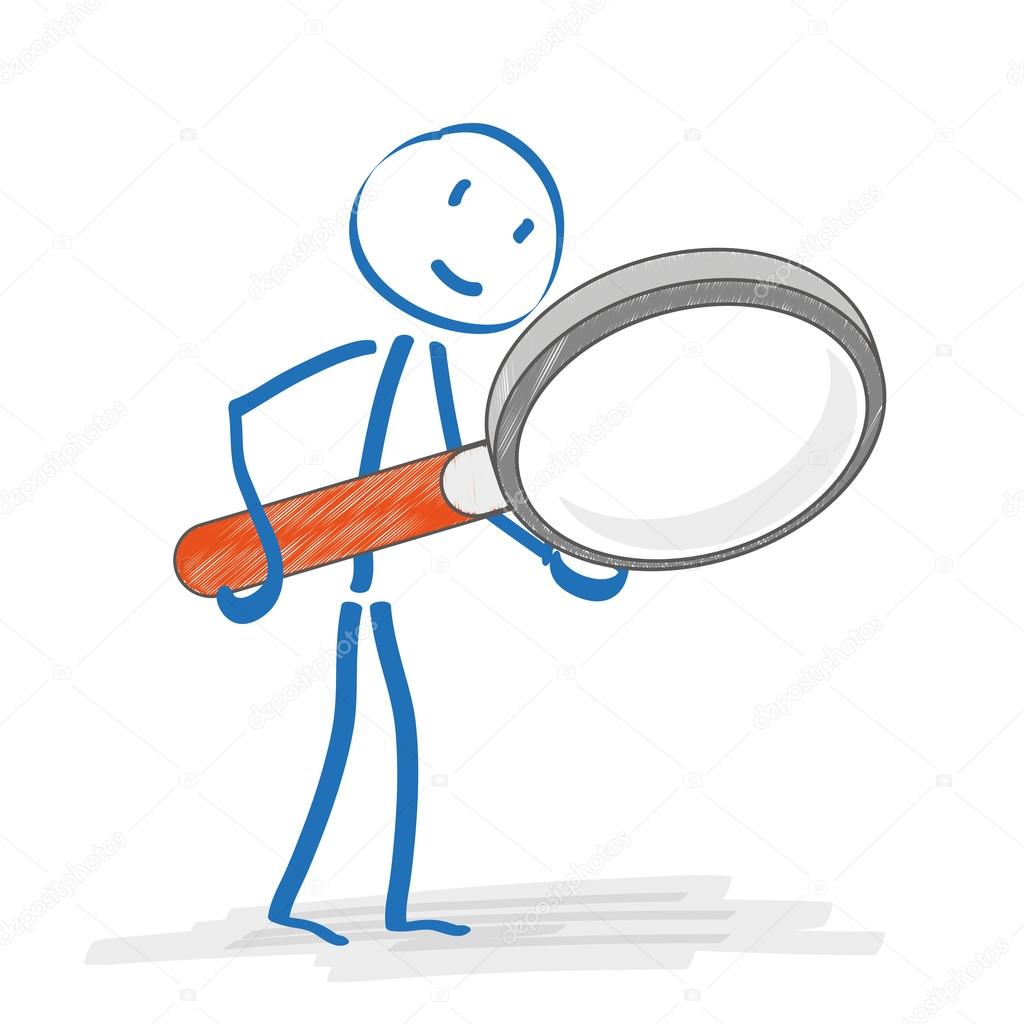 Stickmen With Loupe Stock Vector Image By C Limbi007