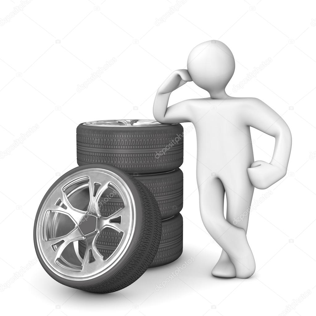 Cartoon character with wheels Stock Photo by ©limbi007 72593581