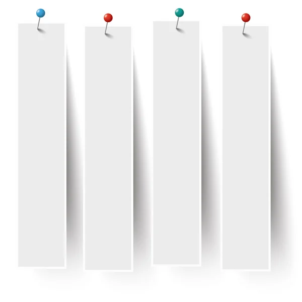 Banners quadro branco — Vetor de Stock