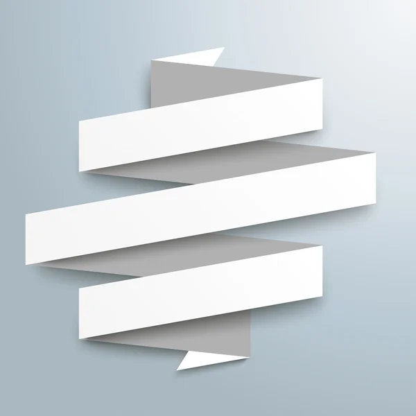 Weißes Papierband — Stockvektor