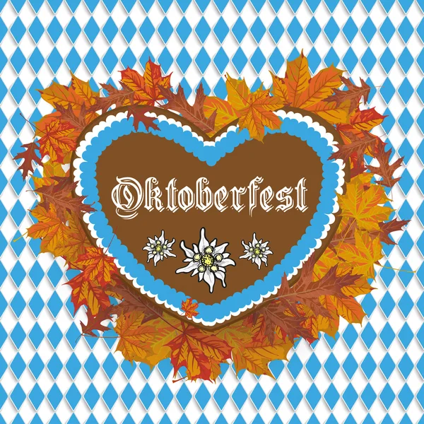 Banner de folleto Oktoberfest — Vector de stock