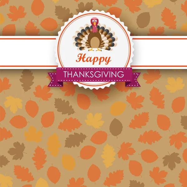 Thanksgiving Banner design — Stock Vector